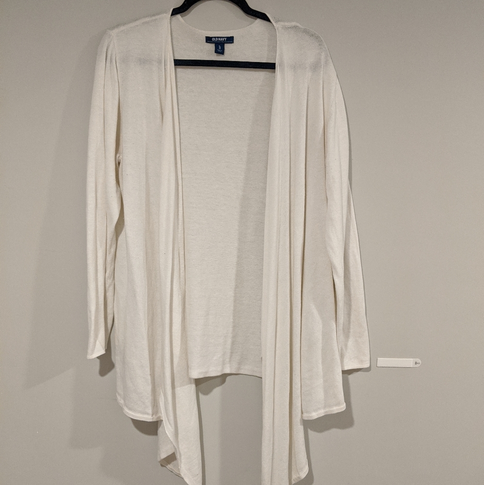 Old Navy Cream Open Cardigan Size XL